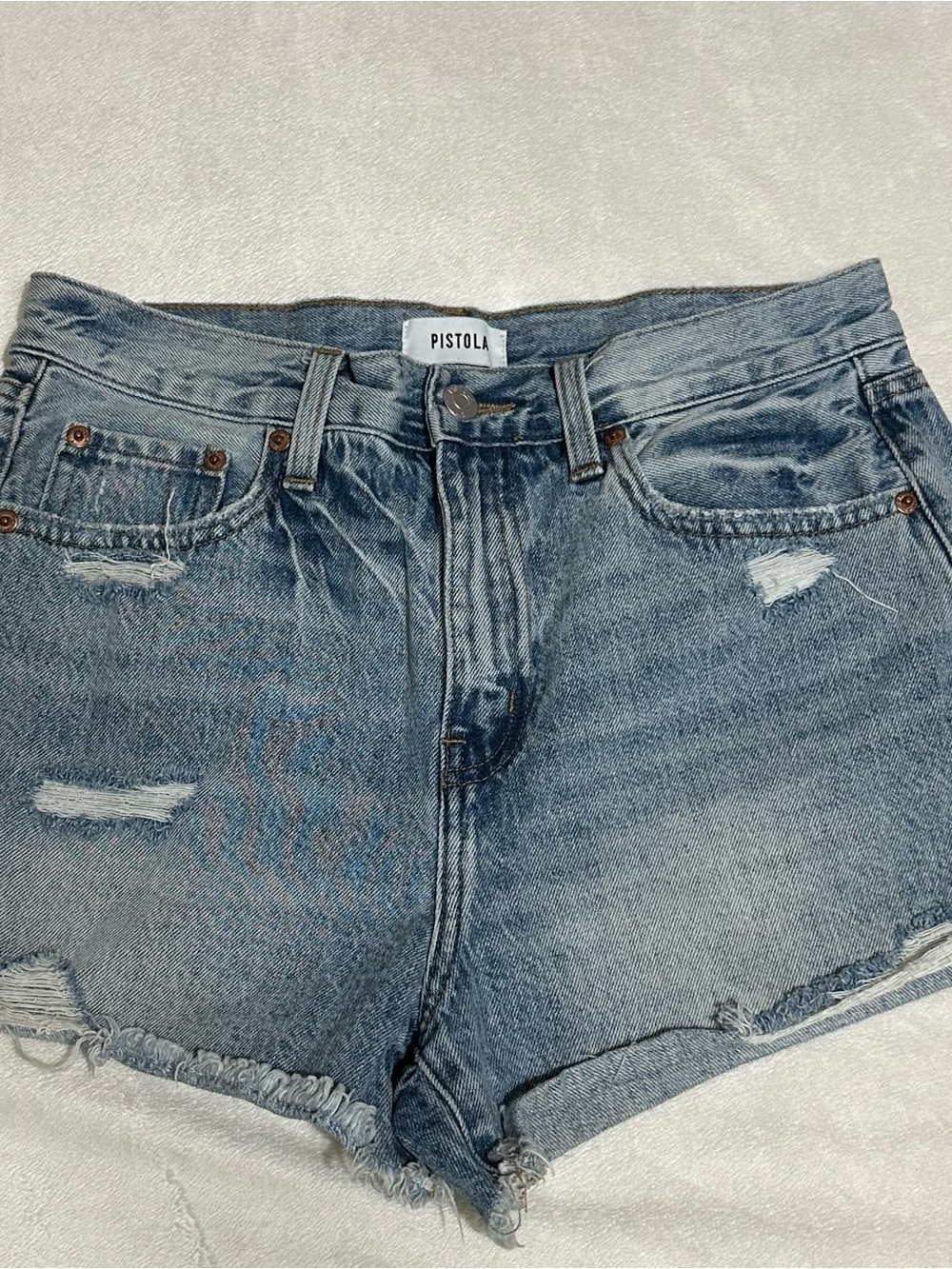 Pistola Light Blue Denim Shorts size 27